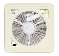 Fiamma "Turbo Vent" 40 x 40 hatch with fan and manual thermostat