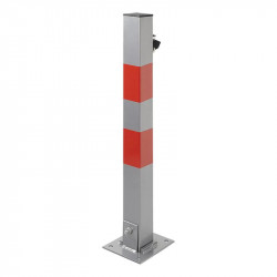 Folding post for locking the parking space with key and mounting screws - Img 2