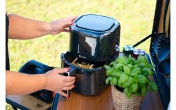 Friteuză cu aer cald (Airfryer) Berger VanFry 1400 W, 4,5 l, cu display tactil LED și fereastră de vizualizare - Img 5