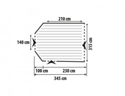 Ground sheet for tent "Touring" - Img 2