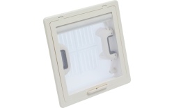 Hatch 28 x 28 cm MPK 29 with opening on all sides and mosquito net, BEJ frame - Img 3