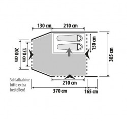 Inflatable tailgate tent for SUV "Liberta-L" - Img 10