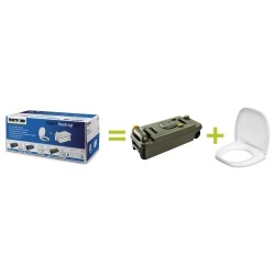 Kit fresh up (rezervor reziduuri + colac) pentru WC Thetford C2 / C3 / C4, usa pe dreapta - Img 2
