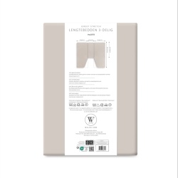 Lenjerie cu elastic Walra Jersey (set de 3 piese), culoare bej - Img 4