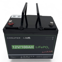 LiFePO4 battery, 12.8V, 100Ah with BMS and self-heating, 5000 cycles, class A cells - Img 2