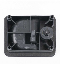 Lock "Kubus" without cylinder and key, 140 x 80, white - Img 2