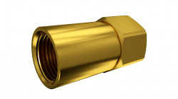 LPG cylinder direct-fill extension with multivalve, 68 mm