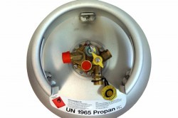LPG tank, aluminium, refillable with multivalve and filling indicator, 33/26 l - Img 3