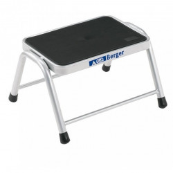 Metal ladder with one step for caravans, load 150kg, height 25 cm