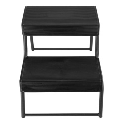 Metal ladder with two steps for caravans, max load 220kg, height 35 cm - Img 2