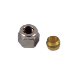 Piulita cu inel bicon pentru teava de gaz de 8 mm