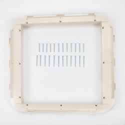 Ramă de montaj 43-60 mm alb-crem pentru trapa Dometic Mini Heki S (BG2336)