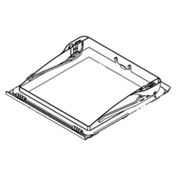 Ramă exterioară alb-crem pentru trapa Dometic Mini Heki FL (4460004064)