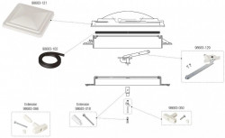Replacement gasket for Fiamma Vent / Turbo Vent hatches 40 x 40 cm - Img 2