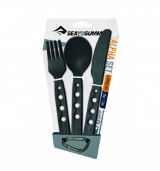 Sea To Summit Alphaset Cutlery camping cutlery in anodised aluminium - Img 2