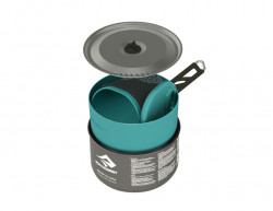 Set Alphaset 1.1 mug, bowl and saucepan 1,2 l in anodised aluminium - Img 7