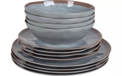 Set veselă din melamină Bo-camp Bo-Camp – 12 piese ,maro/gri - Img 2