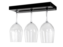 Stand for 2-3 footed glasses, BLACK
