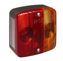 Stop lamp 4 functions, 98 x 104 mm square without bulbs - Img 3