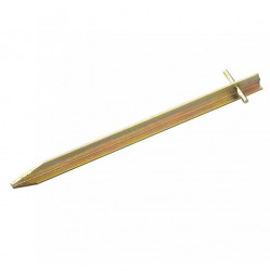 Tent peg for anchoring in stormy weather and extremely hard ground (1 piece), 30 cm