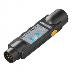 Tester for 13-pin caravan socket