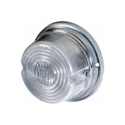 Trailer clearance lamp, front position (white) diameter 62 mm mm,Hella