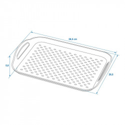 Tray with non-slip insert 39.5 x 28.5 cm - Img 6