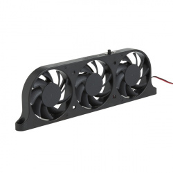 Triple extra fan for caravan fridges