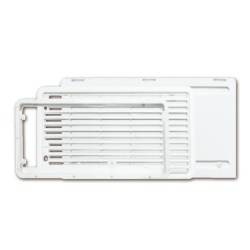 Ventilation grille for fridges, including winter cover, 518 x 278 mm, compatible with LS300