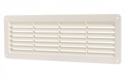 Ventilation grille with mosquito net for caravans, 25 x 10 cm