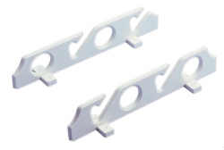 Vertical or horizontal PVC support for boat, 4 boat launches, diameter 42 mm (2 pcs)