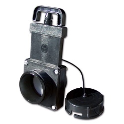 3-inch mechanical valve for draining the greywater tank, FAP
