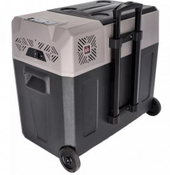 49 litre cooler with LG 12/24/230V compressor, handle and integrated transport wheels - Img 8