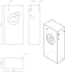 64l tank for clean or grey water with Ø11 cm outlet - Img 2