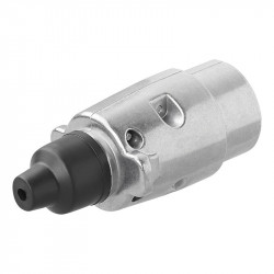 7-pin metal stecher for caravan or trailer plugs with cable mount, 12V - Img 3