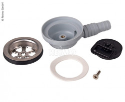 90 degree drain for stainless steel sink, outlet ∅ 20/25 mm - Img 2