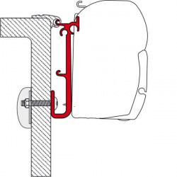 Adapter for Fiamma F45 for caravan saddle