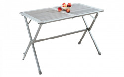 Aluminium folding table with rolling table top (115 x 78.5 cm) - Img 6