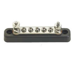 Bara colectoare busbar 100A / 12-48V, 5 conexiuni