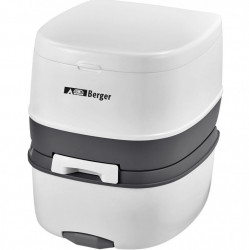 Berger Supreme" portable ecological mobile toilet, piston pump, level indicator, high height 44,7 cm