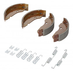 Brake blocks 160 x 35 mm for caravans or trailers with AL-KO 1635/1636/1637 axle (4 pcs)