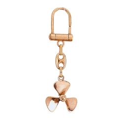 Brass keyring, propeller design
