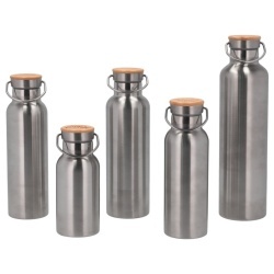 Camplife double-walled stainless steel thermos flask with bamboo lid, 750 ml - Img 8