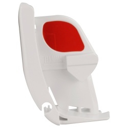 Capac profil frontal stânga, alb polar, pentru marchiza Fiamma F45 L / ZIP F45 L