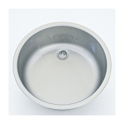 Chiuvetă rotundă incorporabilă din inox Dometic 928, Ø 40 cm