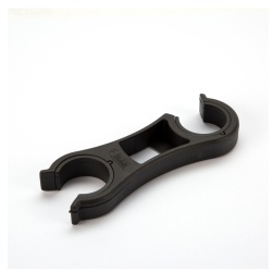 Clemă de siguranță Rack Holder pentru suportul de biciclete Fiamma Carry-Bike Lift 77 E-Bike / VW T5 Pro / T6 Pro / Ford Custom, neagră