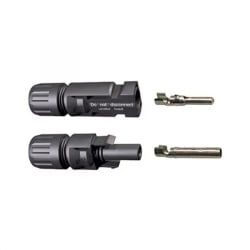 Conectori MC4 pentru panouri solare, 1 set pentru cablu 4 la 6 mm² - Img 1