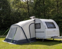 Cort gonflabil pentru rulota One Beam Air, lungime 220 cm, inclusiv fusta rulota - Img 4