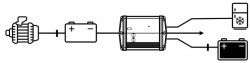 DC-DC Booster DC-DC charger with additional output for fridge - Img 3