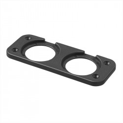 Double casing for flush mounting